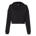 thumbnail image 1 of Independent Trading Co. Chandail à Capuchon Court Léger pour Femmes, TP, Noir, 1 of 2