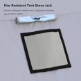 thumbnail image 3 of Tent Stove Jack Fire-Resistant Pipe Vent Accessory for 4 Seasons Canvas Camping Tent, 3 of 7
