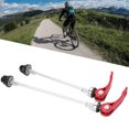 thumbnail image 4 of Bicycle Hub Quick Release Lever, 145mm 185mm 2Pcs Various Colors Easy To Install Quick Release Skewer  For Road Bikes For Mountain Bikes Red, 4 of 8
