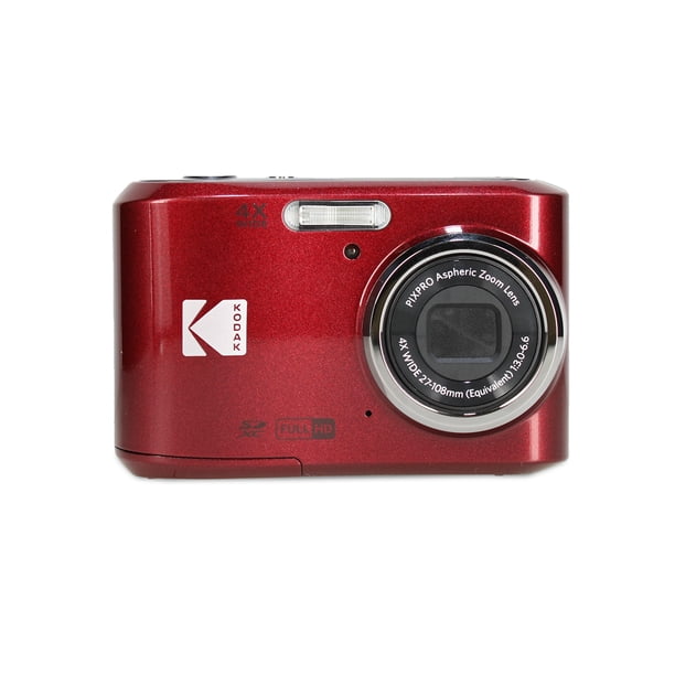 Kodak PIXPRO FZ45 Digital Camera (Red) (FZ45RD) + 32GB Card +