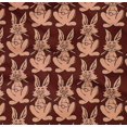 thumbnail image 4 of oneOone Organic Cotton Poplin Twill Fabric Rabbit Block Printed Fabric 1 Yard 42 Inch Wide, 4 of 4