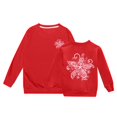 thumbnail image 4 of PMVFHDE Chandails Graphiques pour Filles Mode Décontractée Imprimé Chandail à Capuchon à Manches Longues Haut Rouge,150, 4 of 7