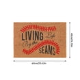 thumbnail image 2 of WHEANG Clearance Baseball Fun Home Door Mat Rug 60*40CM Anti Slip Dirty Door Rug Entrance Front Door Outdoor Entrance Porch Mat Anti Slip Polyester, 2 of 3