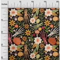 thumbnail image 1 of oneOone Polyester Lycra Black Fabric Skull Craft Projects Decor Fabric Printed By The Yard 56 Inch Wide, 1 of 4