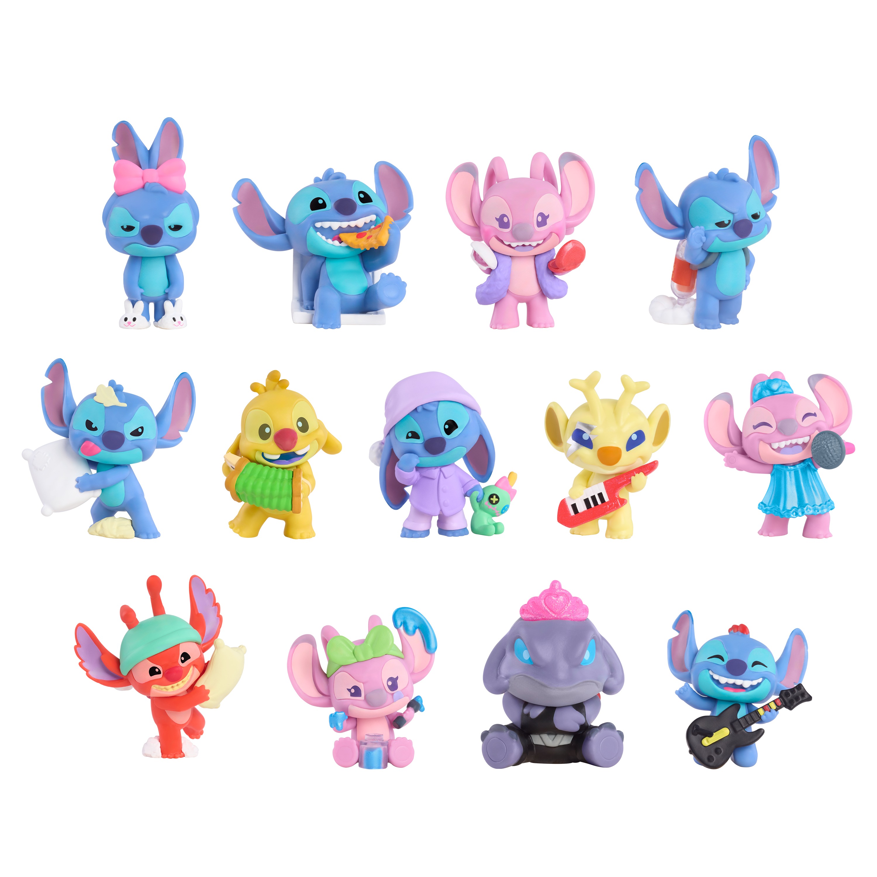 Disney Stitch Friday Night Fun – Capsules surprises avec mini-figurines à collectionner (5 cm), dès 3 ans