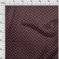 thumbnail image 3 of oneOone Georgette Viscose Red Fabric Abstract Craft Projects Decor Fabric Printed By The Yard 42 Inch Wide, 3 of 4