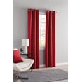 thumbnail image 1 of MAINSTAYS Blackout Energy Efficient Grommet Window Curtains Panel, 1 of 1