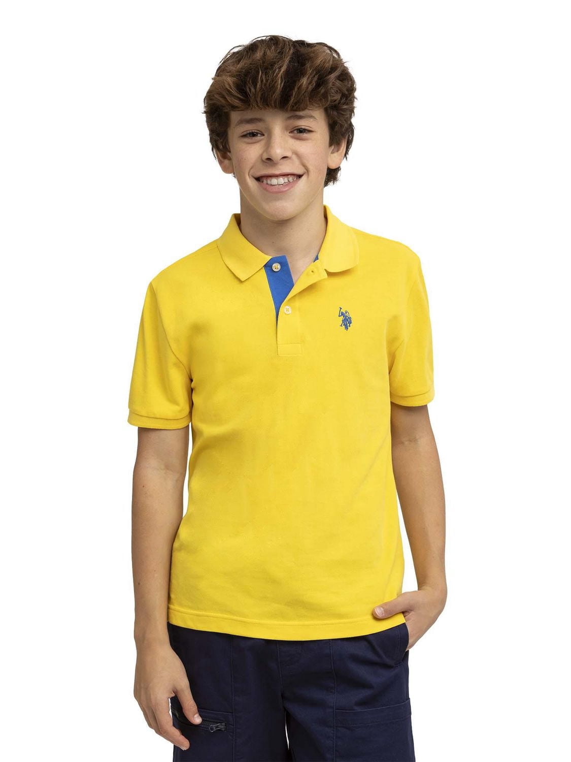U.S. Polo Assn. Boy's Short Sleeve Polo Shirt