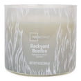 thumbnail image 2 of Mainstays 3-Wick Textured Wrapped Backyard Bonfire Scented Candle, 14 oz, 2 of 6