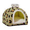 thumbnail image 1 of Cat House Cat Bed Furniture Kennel Sleeping Washable for Cats or Small Dogs Soft Green S, 1 of 9