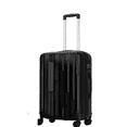 thumbnail image 2 of TRAVLR Valise Rigide Stries Medium (25 Pouces) Extensible, Anti-Rayures, Huit Roues Silencieuses Roues et Cadenas TSA - Gris Foncé, 2 of 6