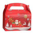 thumbnail image 1 of Qocolhg Outdoor Christmas Decorations Indoor, Christmas Series Cardboard Gift Box 4 Pack Gift Packaging Box Candy Gift Box Handheld Gift Box, Christmas Home Party Decor Clearance, 1 of 6