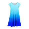 thumbnail image 4 of RXIRUCGD 2025 Vêtements d'Été pour Enfants Mode Filles Nouvelle Robe d'Été à Manches Courtes Poches à Volants Col Rond Imprimé, 4 of 4