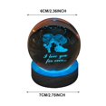 thumbnail image 2 of MesaSe 3d Glowing Crystal Ball Night Light Ornament Creative Coloful Night Scene Lamp With Base For Home Decor Gift, 2 of 9