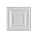 thumbnail image 3 of Fasade Easy Installation Portrait Matte White Glue Up Ceiling Tile/ Ceiling Panel (12" X 12" Sample), 3 of 3