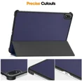 thumbnail image 4 of Case for Oppo Pad 4 Pro / OnePlus Pad 2 Pro / OnePlus Pad 3 13.2 inch 2025, Tri fold Slim Hard Shell Smart Protective Cover with Multi-Angle Stand, Auto Sleep/Wake, Stylus Pen, 4 of 7