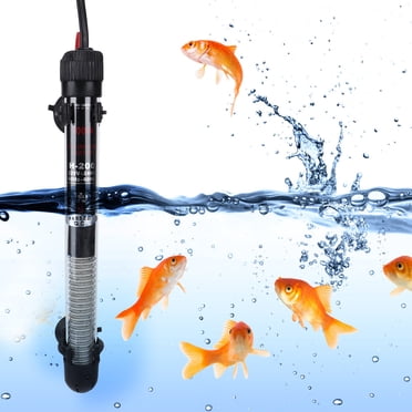 Herwey Chauffe-Eau en Verre 100W pour Aquarium, Submersible, Automatique à Température Constante, Tige Chauffante, Accessoire d'Aquarium, Tige de Chauffage d'Eau
