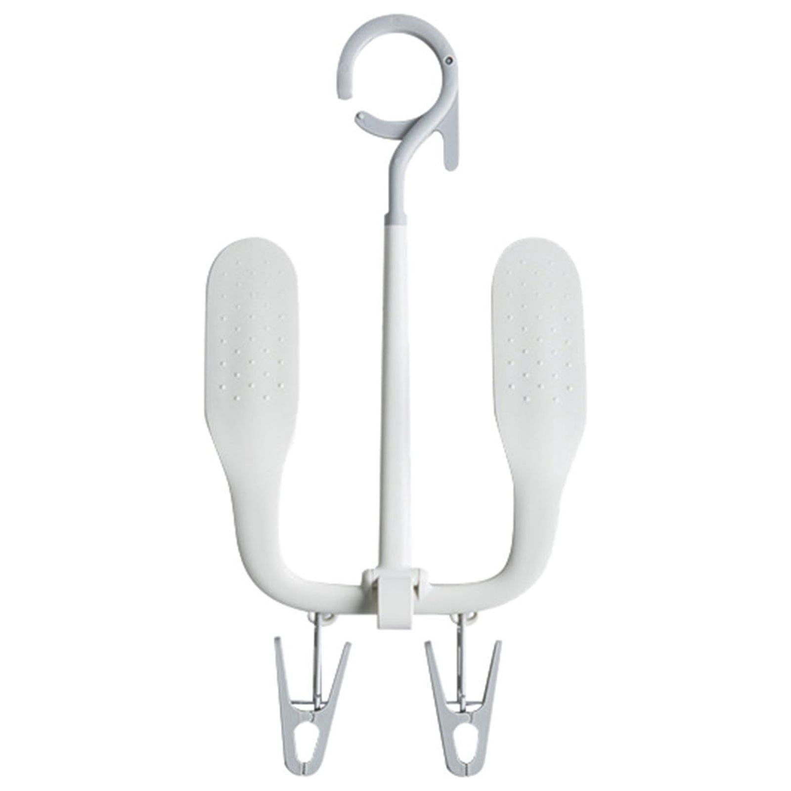 Wzzjkit Shoe Rack for Closet, Rotating Shoe Rack Double Hook Shoe Drying Rack Household Shoe Drying Rack, Shoe Rack