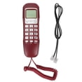 thumbnail image 3 of Corded Phone, Wearable LCD Screen Wired Landline Calendar Display  For Office For Home Red,White,Black, 3 of 8
