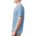 thumbnail image 4 of Hanes T-Shirts à Col Rond ComfortSoft pour Hommes, Lot de 4, 3TG, Bleu Pâle, 4 of 7