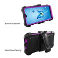 thumbnail image 4 of Mignova for Samsung A10e Case,Built-in Screen Protector Heavy Duty Full-Body Rugged Holster Armor Case [Belt Clip][Kickstand] for Samsung Galaxy A10E 5.8 Inches(Purple), 4 of 8