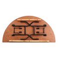 thumbnail image 3 of 60'' Half-Round Wood Folding Banquet Table, 3 of 9