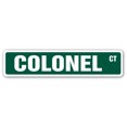 thumbnail image 1 of COLONEL Street Sign Childrens Name Room Sign | Indoor/Outdoor |  24" Wide Plastic Sign, 1 of 1