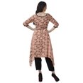 thumbnail image 4 of Moomaya Asymmetric Kurti With Pant Indian Tunic Tops Printed Kurti Set For Women, 4 of 6