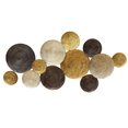 thumbnail image 1 of Stratton Home Decor Décoration Murale en Métal Multi Cercles 52x26 Pouces, 1 of 2