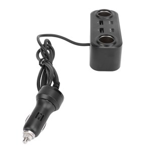 Adaptateur de chargeur de voiture, affichage numérique intelligent voiture allume-cigarette Adapteur d'alimentation professionnel 100W pour les VUS pour les Vans