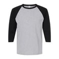 thumbnail image 1 of M&O 5540 Raglan Three-Quarter Sleeve Baseball T-Shirt, 1 of 2