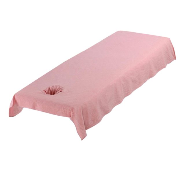 TISHITA Professional Breathable Washable Cotton Massage Table Bed Fitted Pad Cover Sheet Pink