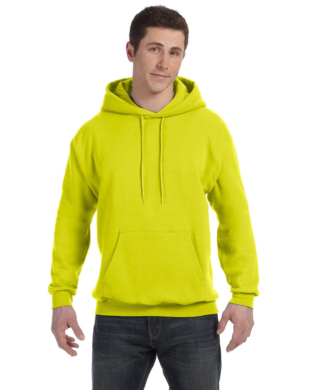Hanes Men's Fleece Full Cut Athletic Hooded Pullover