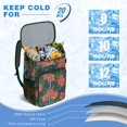 thumbnail image 5 of Floral and Skull Country Floral Pattern Insulated Cooler Backpack - 20L Leakproof & Easy to Clean, 5 of 5