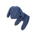 thumbnail image 2 of FOCUSNORM Ensembles de Pantalons 2PCS pour Garçons à Manches Longues Tops et Ensembles de Pantalons à Cordon, 2 of 9