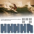 thumbnail image 2 of Domqga Kit de Compatibilité de Remplissage, 5 Pcs/ensemble Kit de Compatibilité d'Ailettes en PVC Accessoires de Planche de Surf, Kit de Remplissage d'Ailettes, 2 of 9