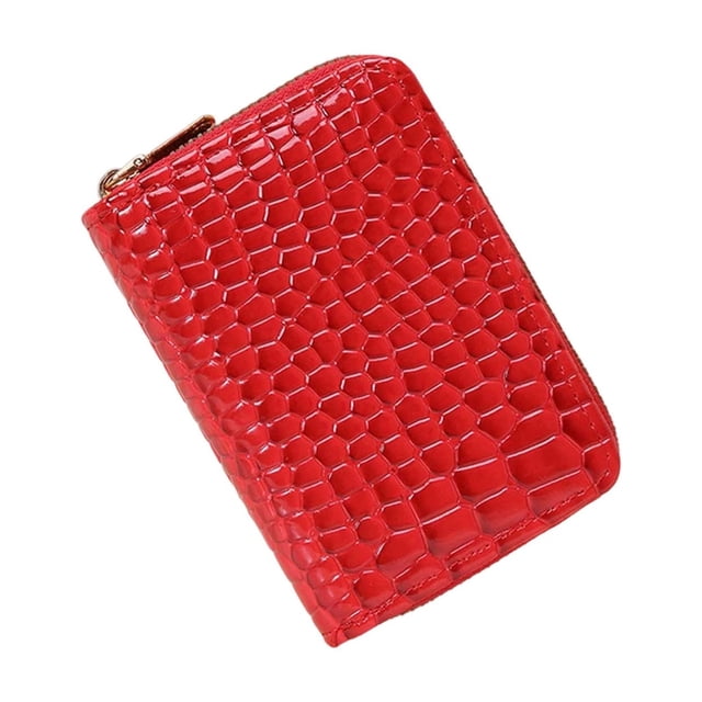 Embossed RFID Blocking Wallet for Women Slim Card Holder Fashionable Organizer with Secure Pocket