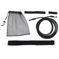 thumbnail image 1 of CTIRCHIU 1 Set of Swim Training Resistance Belt Adjustable Elastic Exerciser Belt Safety Rope (Black), 1 of 7