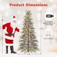thumbnail image 2 of Costway 7.5 FT Pre-Lit Artificial Christmas Tree with 725 Branch Tips 500 Lights 8 Modes, 2 of 10