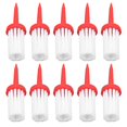 thumbnail image 3 of 10 Pcs T-Shirts Type Brosse, Faible Résistance Plus de Distance Hauteur Uniforme T-Shirts en Plastique pour la Formation des Conducteurs, 3 of 8