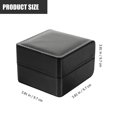 thumbnail image 3 of Wrist Watch Storage Box PU Leather Watch Container Gift Wrapping Box Display Box, 3 of 8
