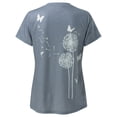 thumbnail image 3 of XZNGL T-shirt à Manches Courtes pour Femmes, Mode d'Été, Imprimé, Col Rond, Haut Ordinaire, 3 of 5