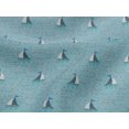 thumbnail image 4 of oneOone Viscose Jersey Fabric Waves & Sailboat Ocean Print Fabric BTY 60 Inch Wide, 4 of 4