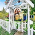 thumbnail image 4 of Round Wooden Door Pendant, 4 of 7