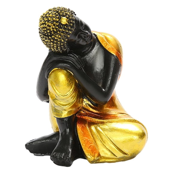 Buddha Statues for 4" Buddha Statue. Collectibles and Figurines, Meditation Living Room Decor, Yoga Decor, Hindu and East Asian Decor Face to the right