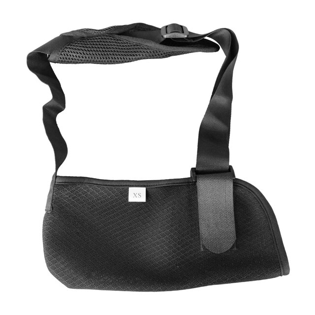 Sangle de Soutien Immobilisatrice Stabilisatrice Réglable Rembourrée pour Bras et Épaules pour Poignet Noir 30x13 cm