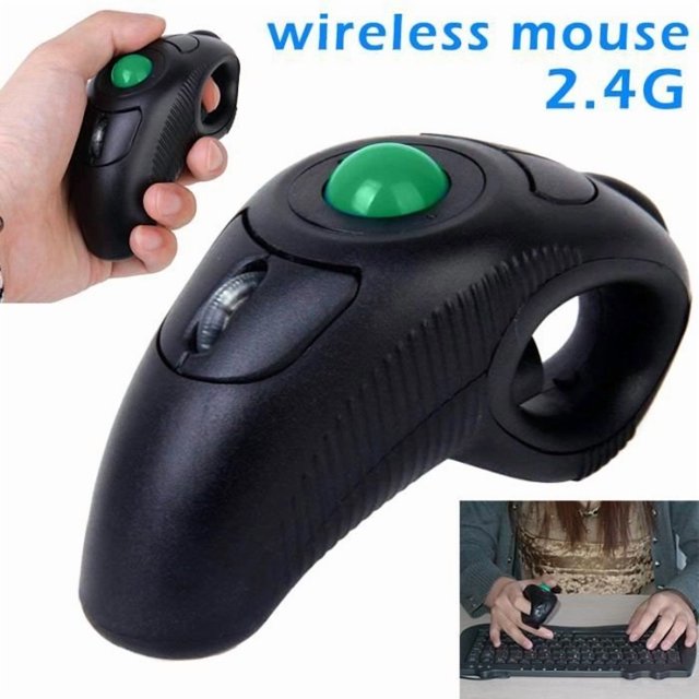 Excellent Teaching Mouse Y-10W 2.4GHZ Wireless USB Trackball Mouse with Finger for PC Laptop