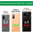 thumbnail image 2 of FYBTO Étui pour Samsung Galaxy S20 FE 5G avec [Protecteur d'Écran Intégré], Étui de Protection Intégrale Antichoc Robuste avec Pare-Chocs, Résistant aux Impacts, Étui de Téléphone Durable (Design Marbre Saphir), 2 of 5