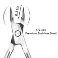 thumbnail image 2 of Cuticle Trimmer with Cuticle Pusher, Cuticle Remover Nipper, Professional Stainless Steel Cuticle Cutter Clipper Set, Salon Level Durable Pedicure Manicure Tools for Finger&Toe nails (Advanced), 2 of 6
