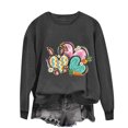 thumbnail image 5 of EGNMCR Easter T-Shirt Imprimé T-Shirts Graphiques pour Femmes Chemises pour Femmes T-Shirt à Col Rond pour Femmes Easter Imprimé Haut à Manches Longues Chandails T-Shirts pour Femmes, 5 of 5